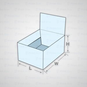 Custom 1-2-3 Bottom Display Lid Boxes