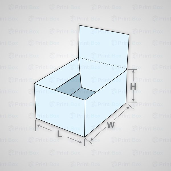 Custom 1-2-3 Bottom Display Lid Boxes