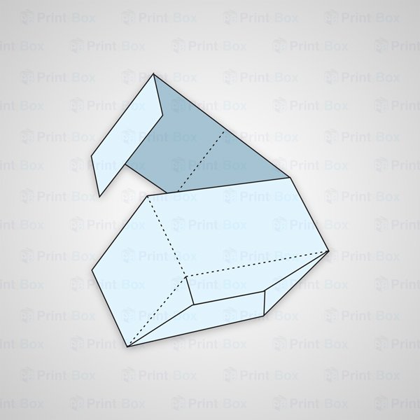 Custom 1-2-3 Bottom Display Lid Box