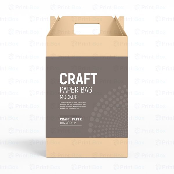 Custom Gable Kraft Bags
