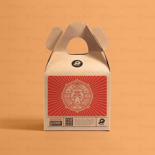 Custom Gable Kraft Bag