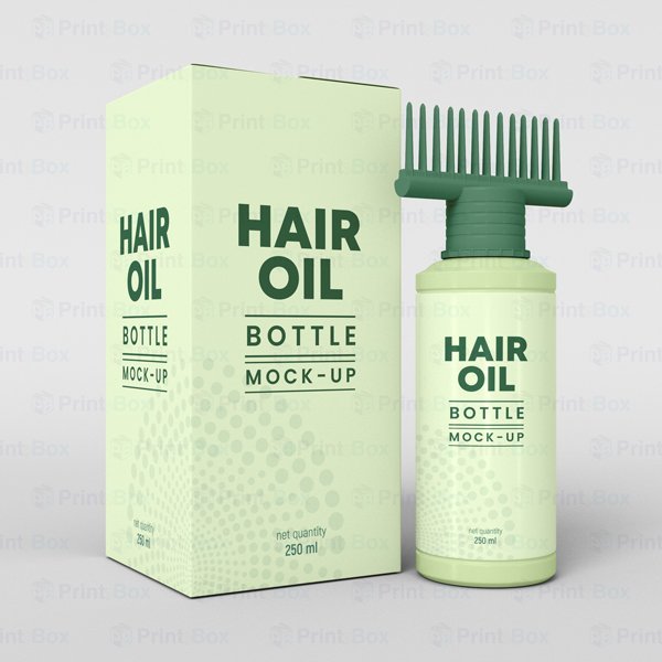 Custom Hair Oil Boxes