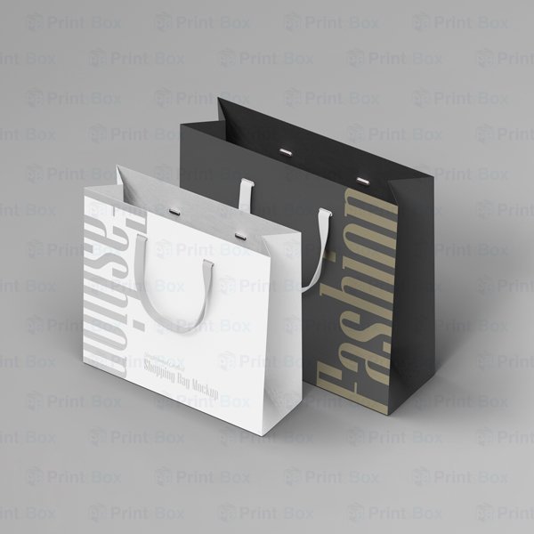 Custom Ribbon Paper Bag pnb