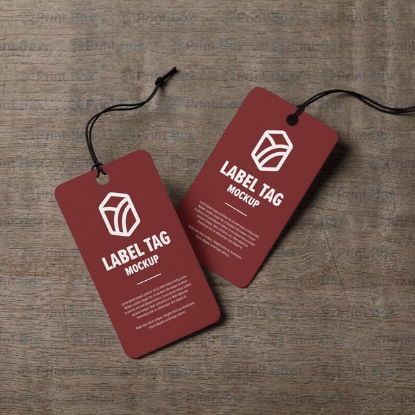 Round Edged Tag Printnbox