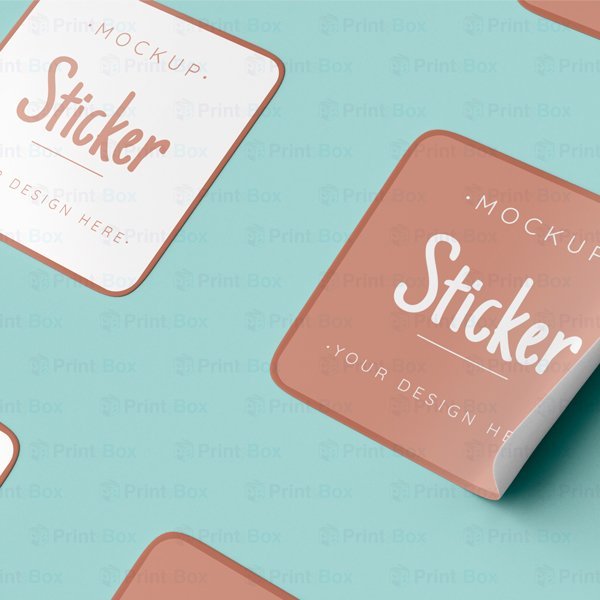 Custom Square Stickers at printnbox